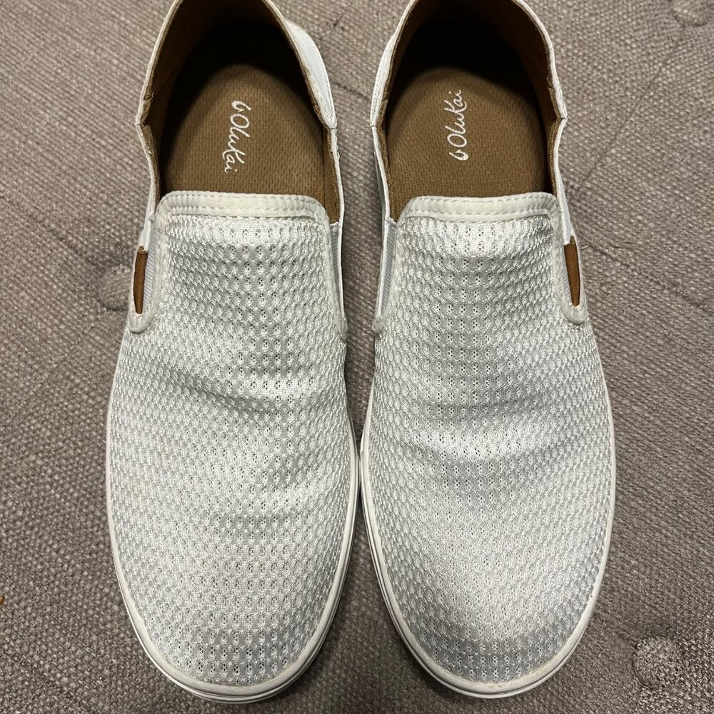 Olukai Pehuea Women's Slip on Sneakers - white